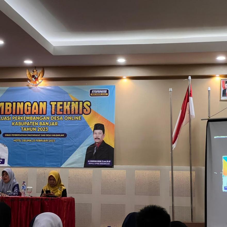 BIMTEK Evaluasi Perkembangan Desa Online (DPMD)